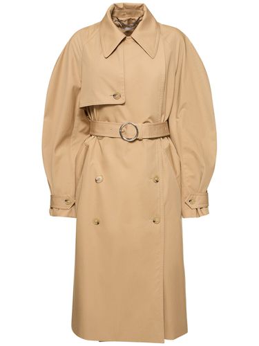 Trench-coat En Toile De Coton Avec Ceinture - STELLA MCCARTNEY - Modalova