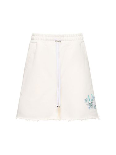 Short En Jersey Imprimé Logo Floral - AMIRI - Modalova