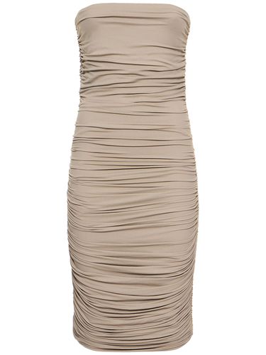 Robe Midi En Jersey De Viscose Stretch - MICHAEL KORS COLLECTION - Modalova