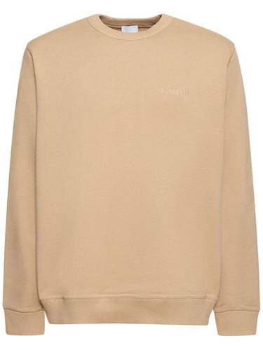 Sweat-shirt En Jersey De Coton À Logo Bainton - BURBERRY - Modalova