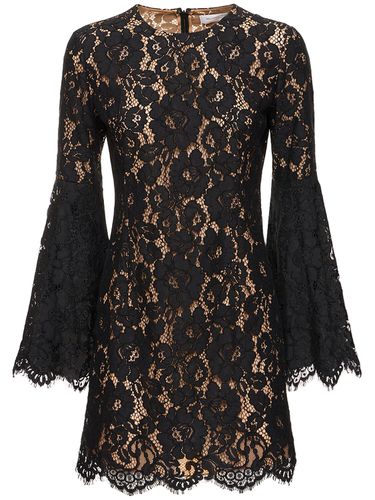 Robe Courte En Dentelle De Coton Mélangé Floral - MICHAEL KORS COLLECTION - Modalova