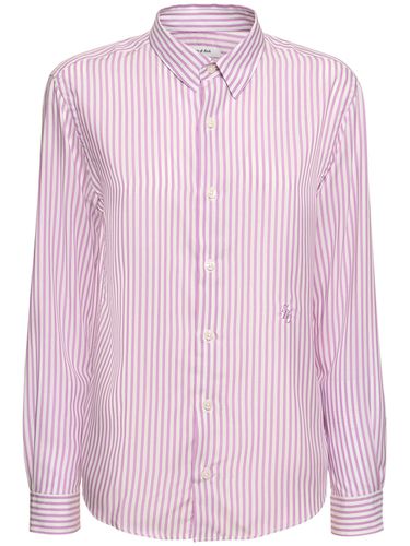 Chemise En Tencel À Rayures Src - SPORTY & RICH - Modalova