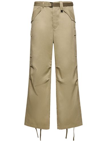 Pantalon Cargo Chino En Coton - SACAI - Modalova