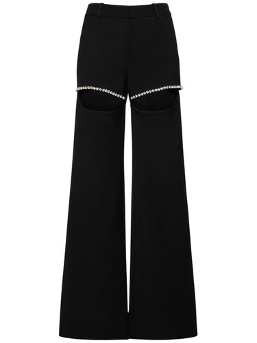 Pantalon Ample En Laine Embellie - AREA - Modalova