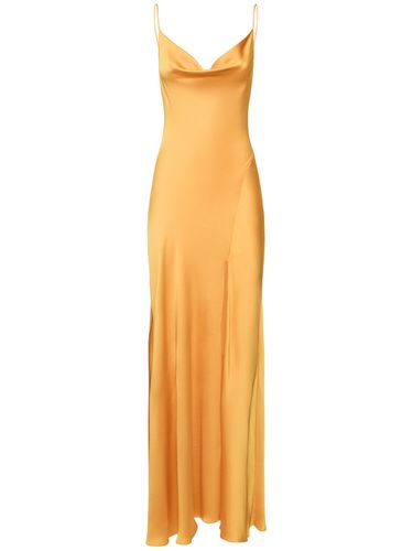 Robe Longue En Satin Sans Manches Finely - SIMKHAI - Modalova