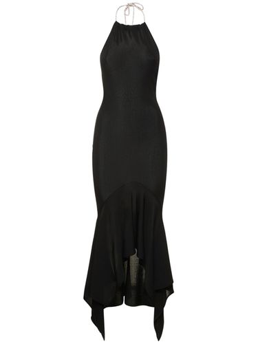 Robe Longue En Jersey De Viscose À Encolure Licou - ALEXANDRE VAUTHIER - Modalova