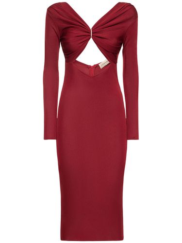 Robe Midi En Jersey De Viscose Ajourée - ALEXANDRE VAUTHIER - Modalova