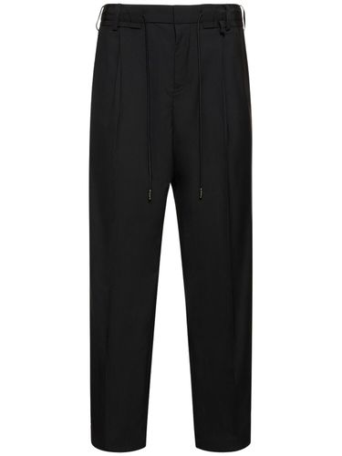 Pantalon En Laine Mélangée - SACAI - Modalova