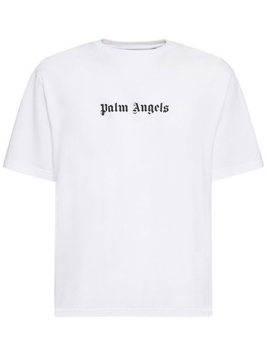 T-shirt Slim En Coton À Logo - PALM ANGELS - Modalova