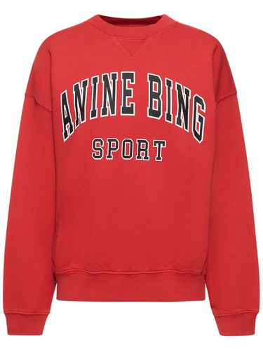 Sweat-shirt En Coton À Logo Jaci - ANINE BING - Modalova