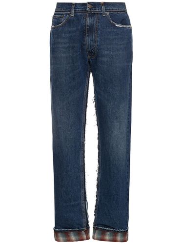 Jean En Denim De Coton Usé - MAISON MARGIELA - Modalova