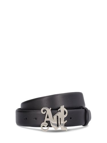 Ceinture En Cuir Monogramme Pa - PALM ANGELS - Modalova