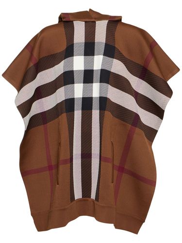 Cape En Viscose Mélangée À Carreaux - BURBERRY - Modalova