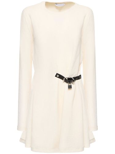 Robe Courte En Laine Mélangée Détail Cadenas - JW ANDERSON - Modalova