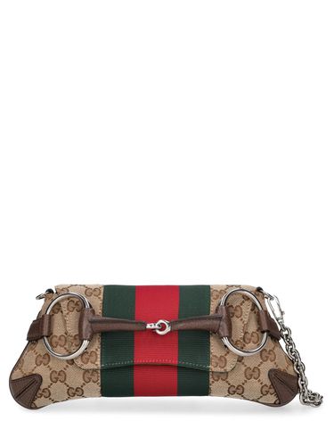 Petit Sac En Toile Horsebit Chain Gg - GUCCI - Modalova