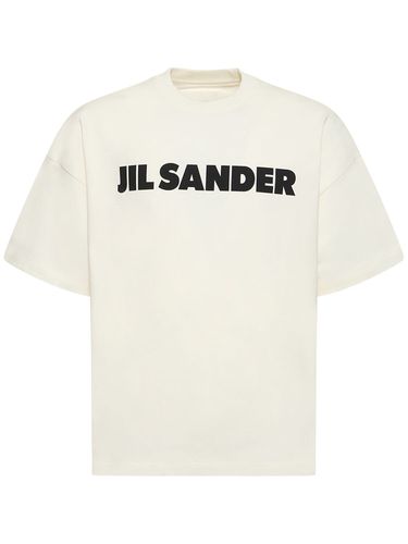 T-shirt En Coton À Logo - JIL SANDER - Modalova