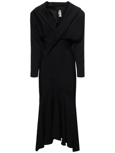 Robe Midi En Jersey À Manches Longues À Capuche - ALEXANDRE VAUTHIER - Modalova