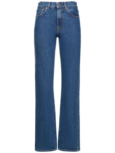 Jean Droit En Denim Taille Haute - JW ANDERSON - Modalova