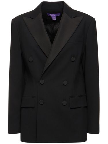 Blazer En Crêpe De Laine Double Boutonnage Shelden - RALPH LAUREN COLLECTION - Modalova