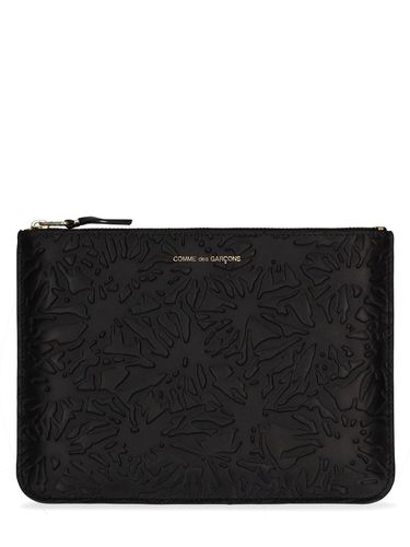 Portefeuille En Cuir Embossé Forest - COMME DES GARÇONS WALLET - Modalova