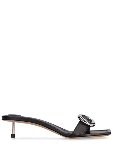 Sandales Mules En Cuir 35 Mm - JACQUEMUS - Modalova