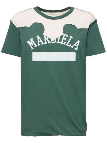 T-shirt En Jersey À Imprimé Logo - MAISON MARGIELA - Modalova