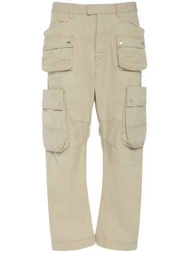 Pantalon Cargo En Sergé De Coton Avec Poches - DSQUARED2 - Modalova