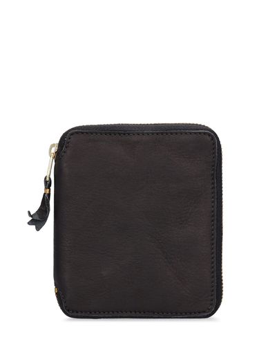 Portefeuille En Cuir Délavé - COMME DES GARÇONS WALLET - Modalova