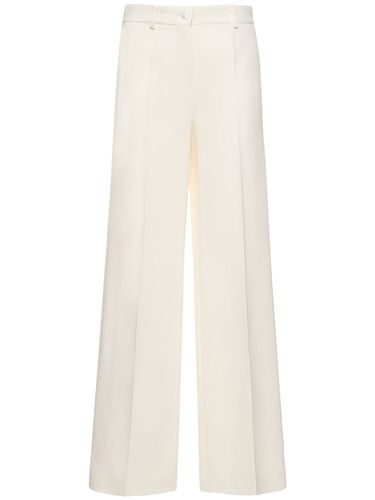 Pantalon Évasé En Crêpe De Viscose - DOLCE & GABBANA - Modalova