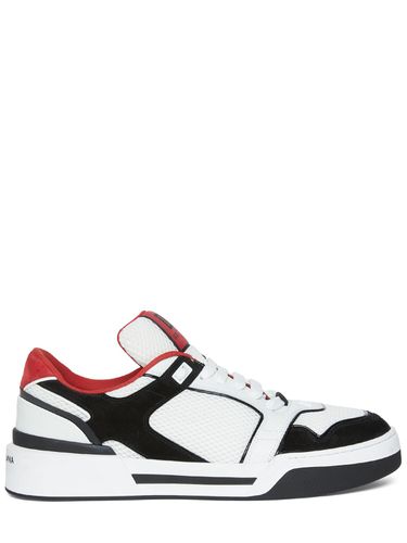 Sneakers En Mesh Et Daim New Roma - DOLCE & GABBANA - Modalova