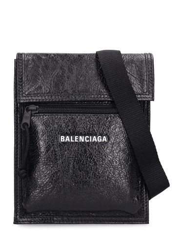 Sac Bandoulière En Cuir Explorer - BALENCIAGA - Modalova