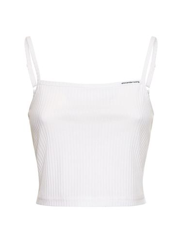 Crop Top En Coton Cami - ALEXANDER WANG - Modalova