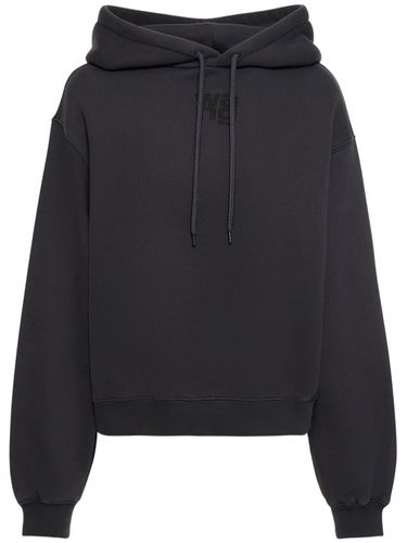 Sweat-shirt En Coton Éponge À Capuche Essential - ALEXANDER WANG - Modalova