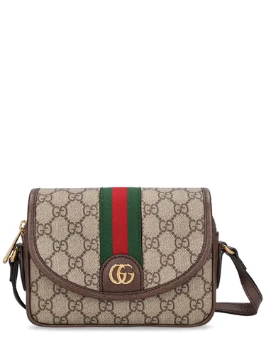 Sac Porté Épaule Format Mini En Toile Gg Ophidia - GUCCI - Modalova