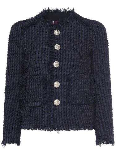 Veste Sans Col En Tweed Bouclé - DSQUARED2 - Modalova