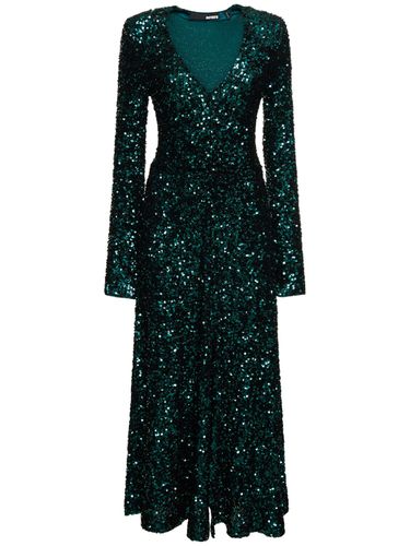 Robe Midi En Sequins - ROTATE - Modalova