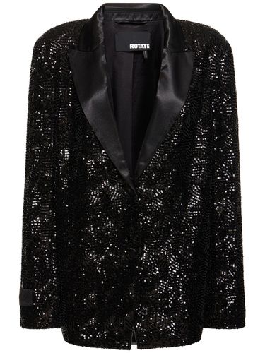 Blazer Oversize En Sequins - ROTATE - Modalova