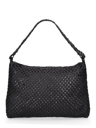 Sac Porté Épaule En Macramé De Cuir Tissé - ST.AGNI - Modalova