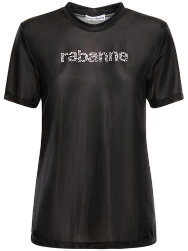 T-shirt En Jersey À Logo - RABANNE - Modalova