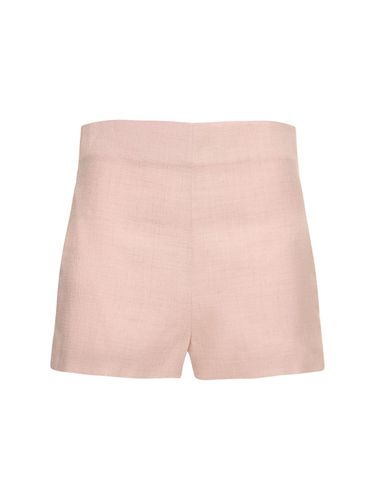 Short Taille Haute En Lin Mélangé - PHILOSOPHY DI LORENZO SERAFINI - Modalova