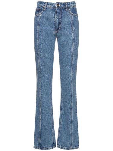 Jean Droit En Denim De Coton - ROTATE - Modalova