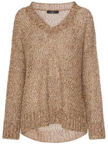 Pull-over Col En V En Maille De Lin Osteo - WEEKEND MAX MARA - Modalova