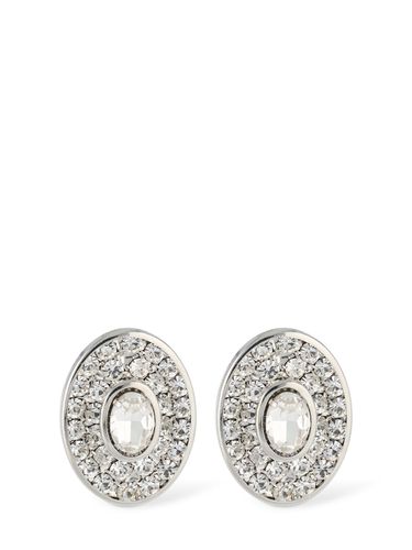 Petites Boucles D'oreilles Ovales En Cristaux - ALESSANDRA RICH - Modalova