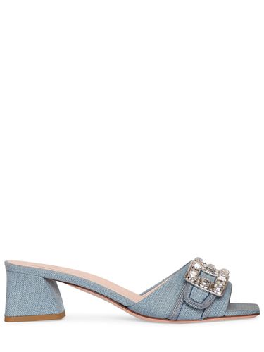 Mules En Denim Bikviv 45 Mm - ROGER VIVIER - Modalova