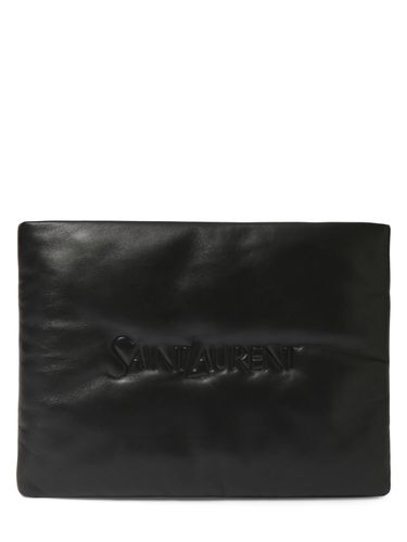 Grande Pochette En Cuir - SAINT LAURENT - Modalova