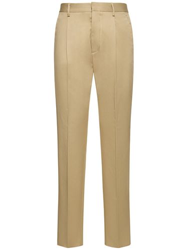 Pantalon Plissé En Coton Stretch - DSQUARED2 - Modalova