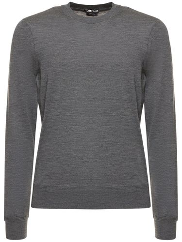 Pull-over En Maille De Laine À Col Ras-du-cou - TOM FORD - Modalova