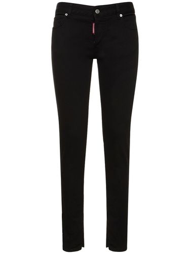 Jean Skinny En Denim Taille Basse Twiggy - DSQUARED2 - Modalova