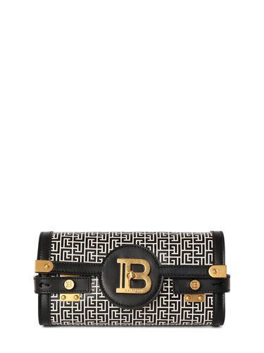 Pochette En Cuir À Monogramme B-buzz 23 - BALMAIN - Modalova