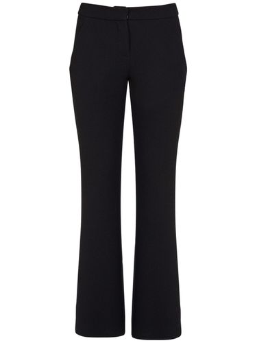 Pantalon Évasé En Crêpe - BALMAIN - Modalova